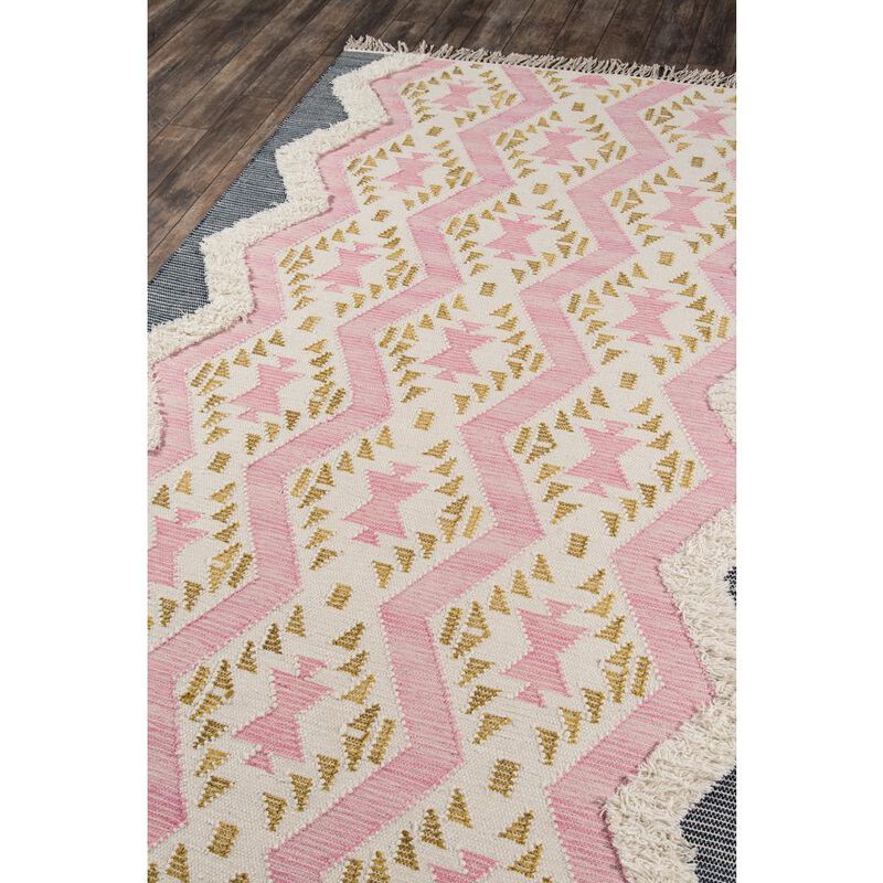 Novogratz Contemporary Rectangle Area Rug, Pink, 5' X 7'