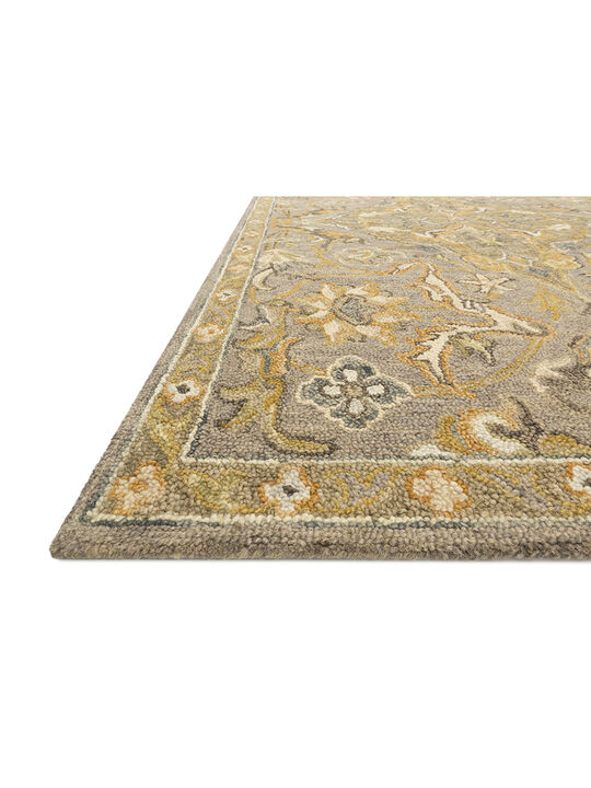 Victoria VK04 Grey/Multi 3'6" x 5'6" Rug
