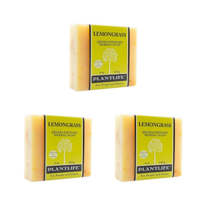 Plantlife Bar Soap - Lemongrass 3 Pack
