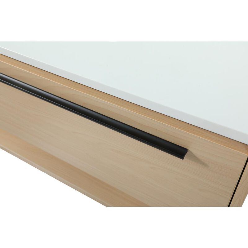 Elegant Kitchen and Bath 36 inch Single bathroom vanity in maple