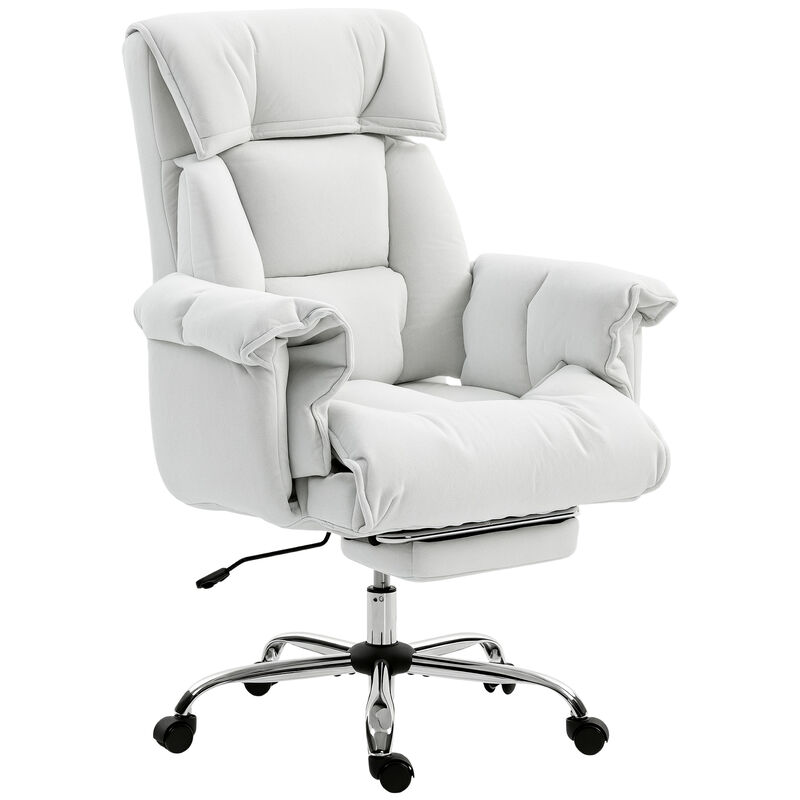 Hivvago Reclining Desk Chair with High Resilience Foam and Rolling Wheels image number 0