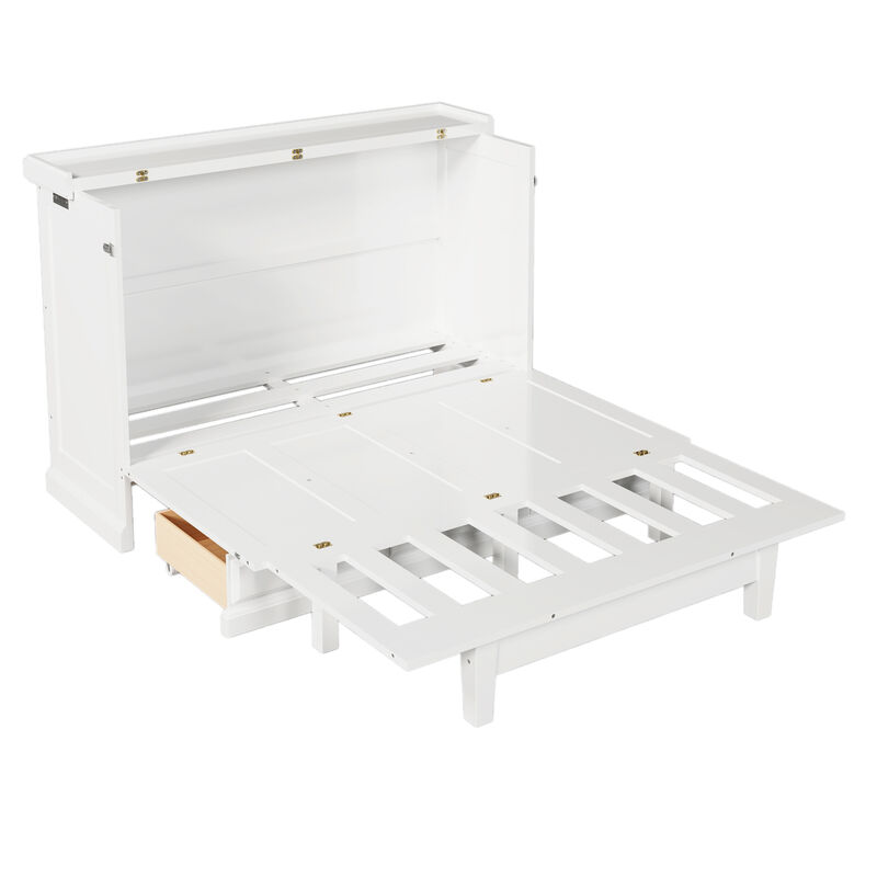 Merax Murphy Bed with Charging Station