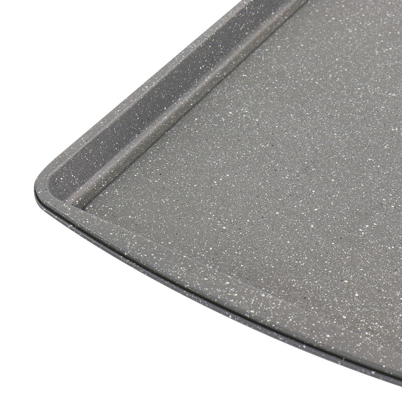 Oster 3 Piece Carbon Steel Cookie Sheet in Greystone