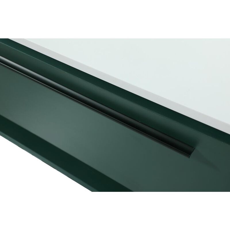 Elegant Kitchen and Bath 40 inch Single bathroom vanity in green