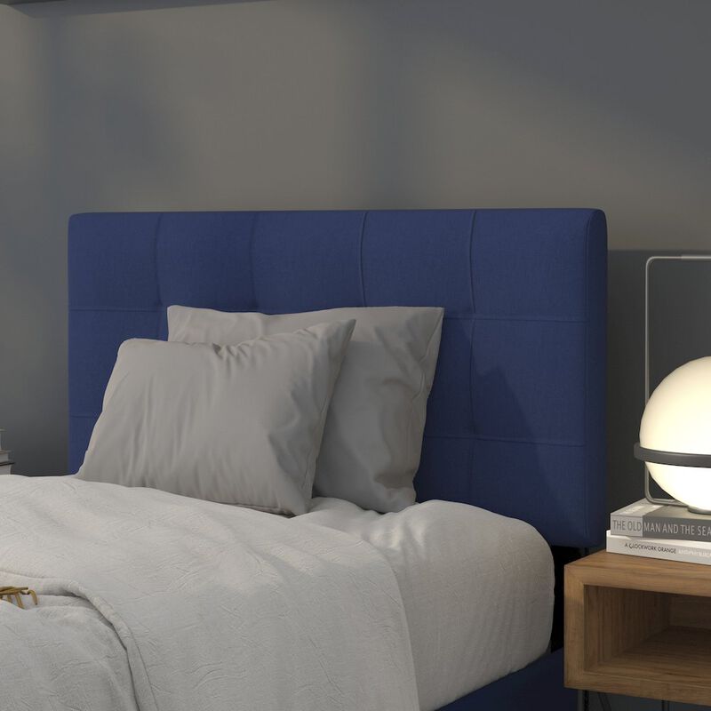 Flash Furniture Tufted Upholstered Twin Size Headboard in Navy Fabric image number 6
