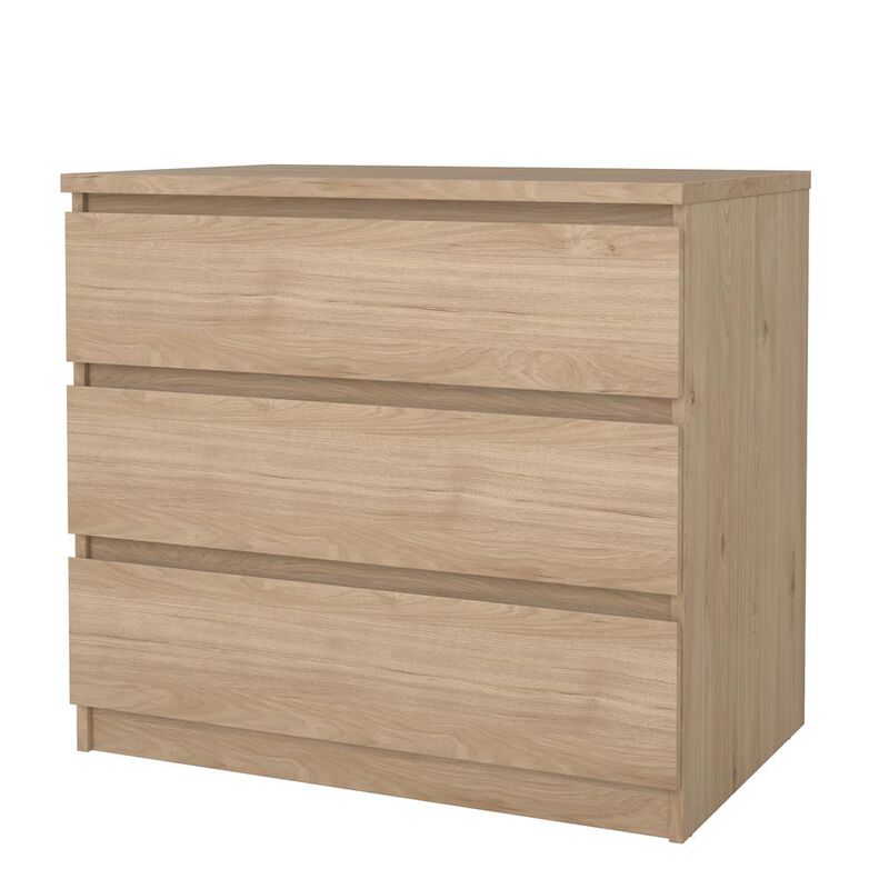 Tvilum Scottsdale 3 Drawer Chest, Jackson Hickory