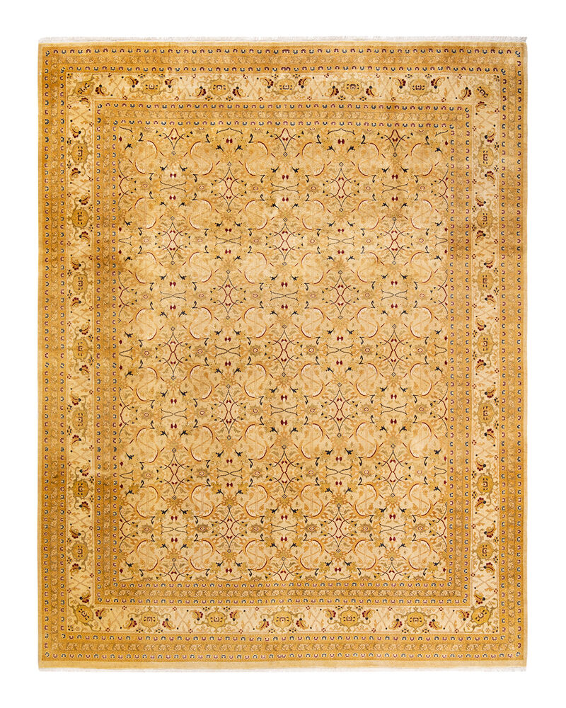 Mogul, One-of-a-Kind Hand-Knotted Area Rug  - Ivory, 8' 2" x 10' 4" image number 1