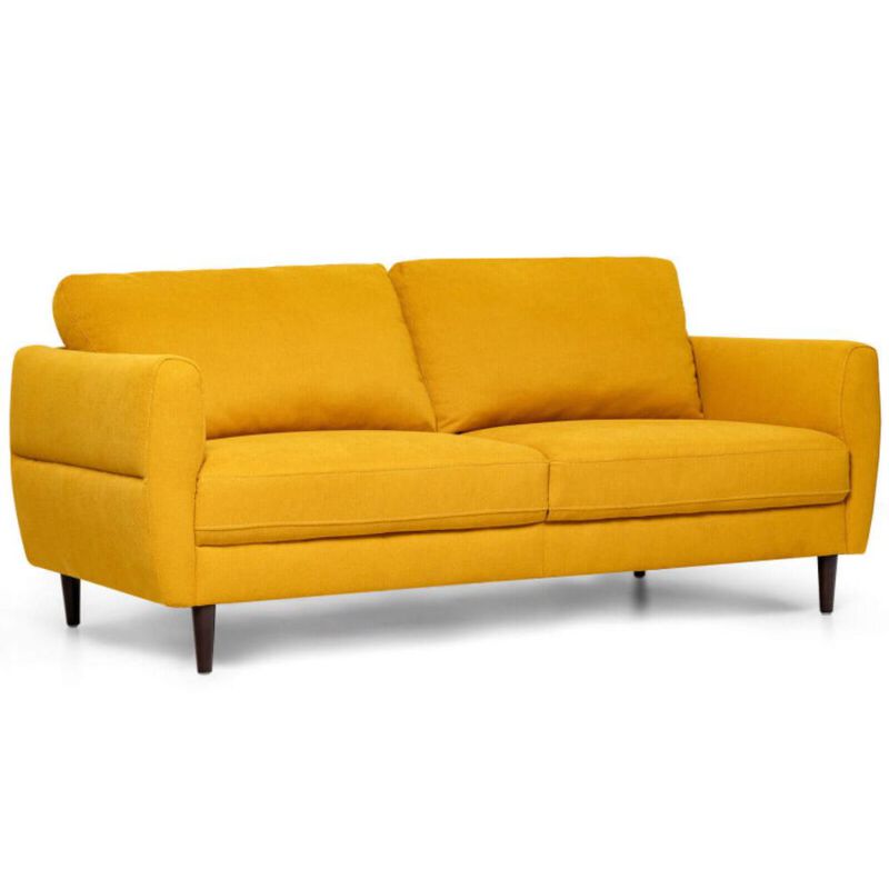 72" Small Fabric Loveseat Sofa Couch image number 0
