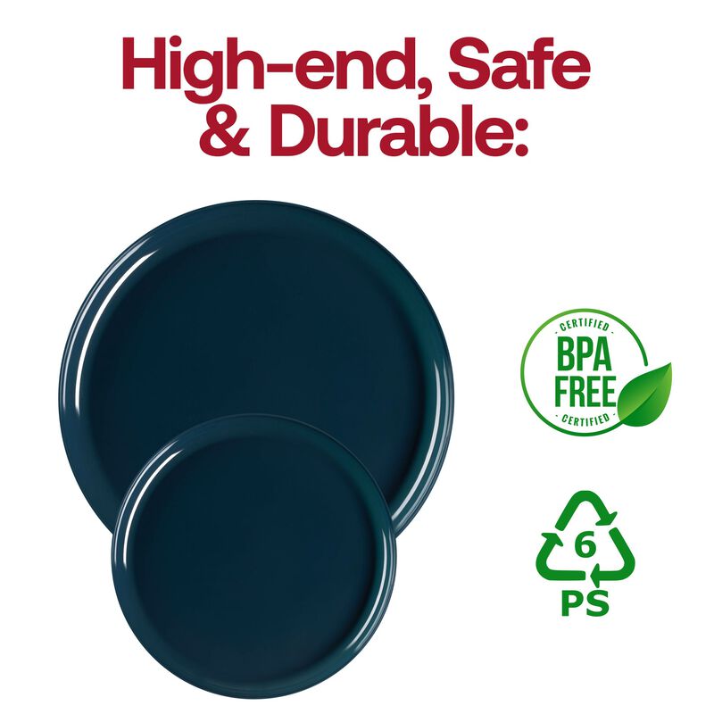 6.25" Flat Round Plastic Pastry Plates (240 Plates) image number 4
