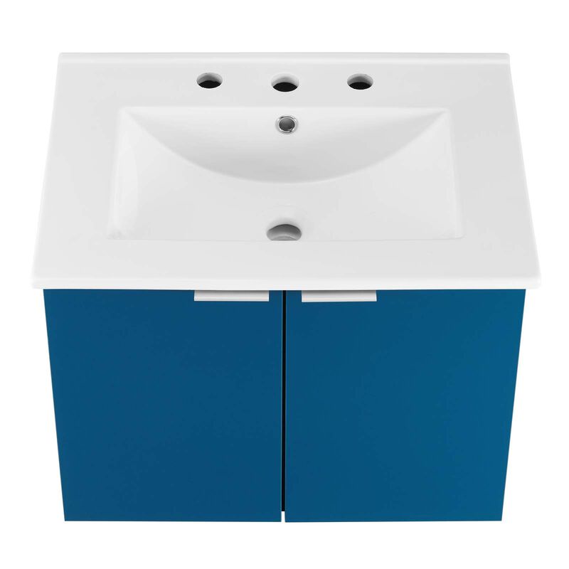 Maybelle 24" Wall-Mount Bathroom Vanity image number 6