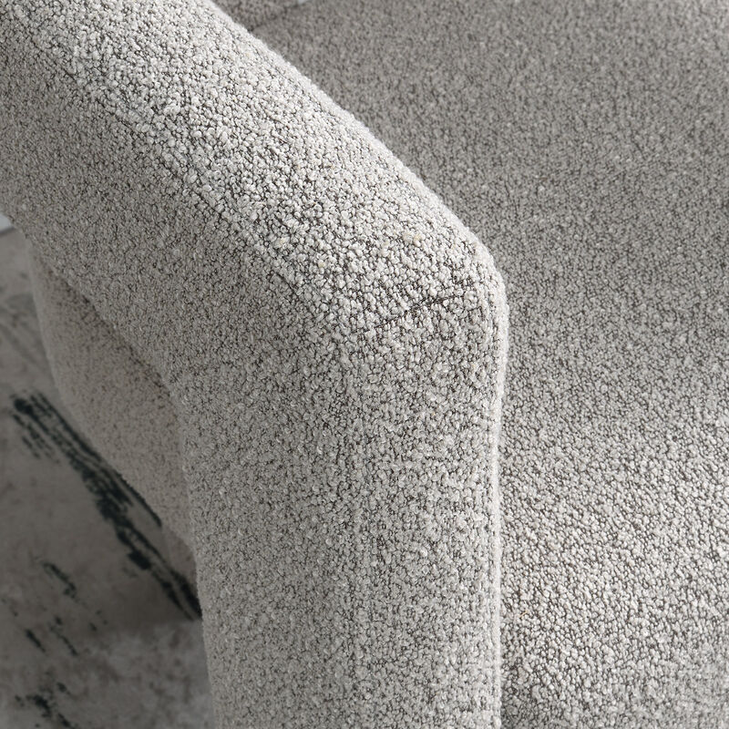 Hal Modern Boucle Armchair Set