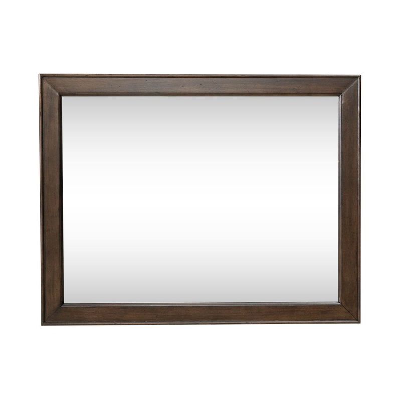 Liberty Furniture Arden Road Landscape Mirror Dresser Mounted  - Satin Cherry image number 2