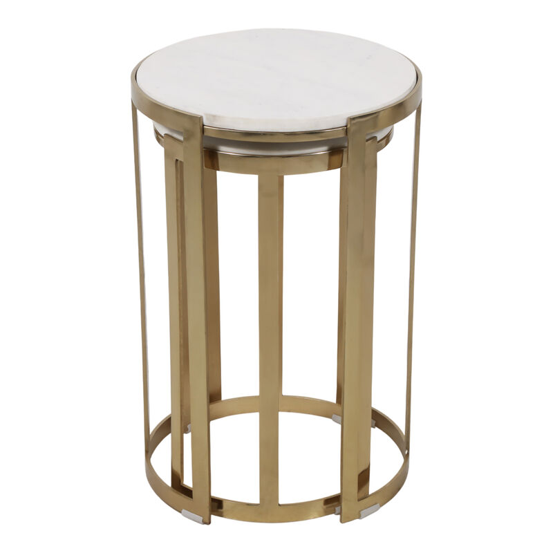 Morwar Set of 2 Marble Top Tables image number 0