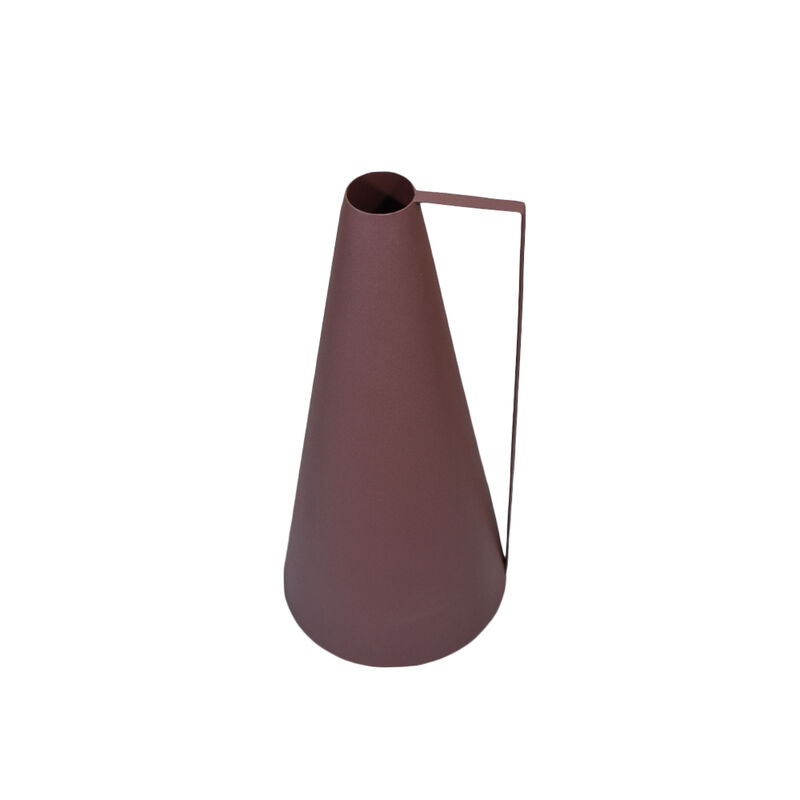 Handmade Iron Geometric Rust Bud Vase For Indoor & Outdoor Use BBH Homes