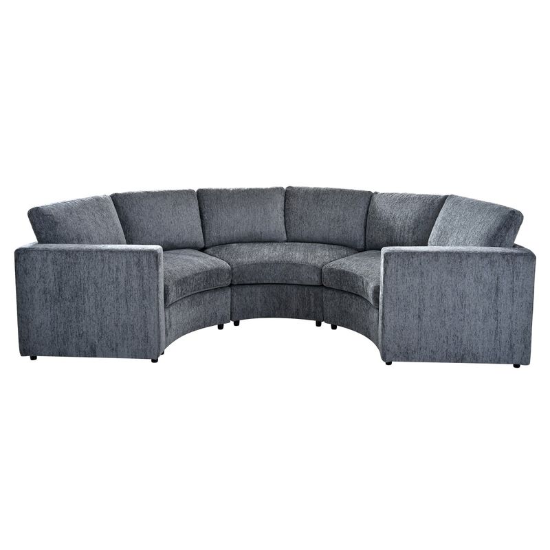 Blesbe Curved Modular Sectional Sofa image number 0