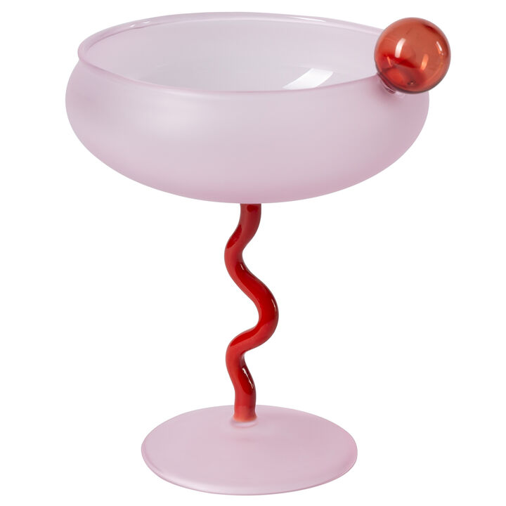 Ventray Home Frosted Dessert Glass Goblet