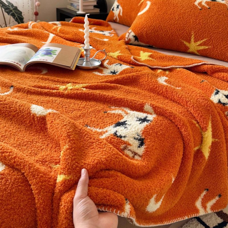 Moonlit Gallop Throw Blanket image number 8