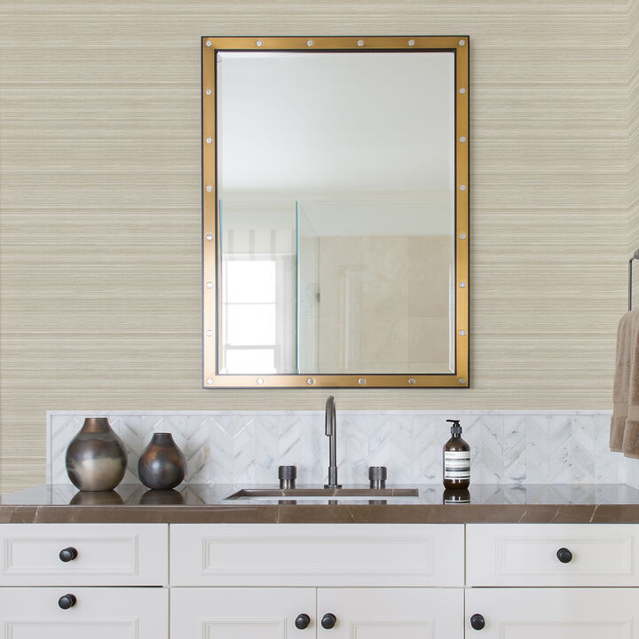 Skyler Cream Striped Wallpaper
