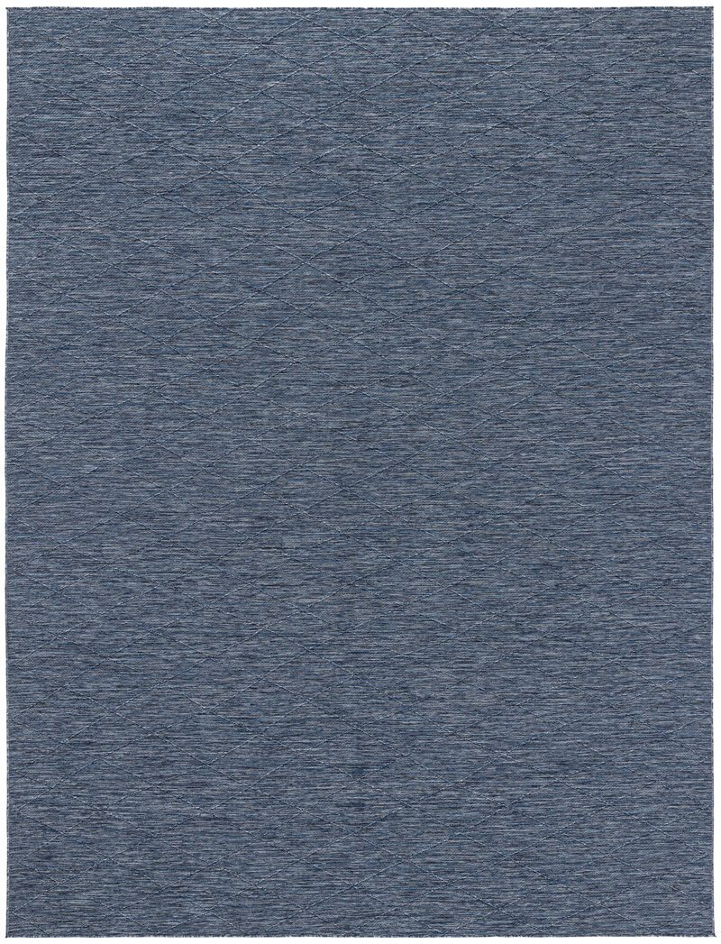 Washable Solutions WSL01 Navy/Blue 10' x 14' Rug