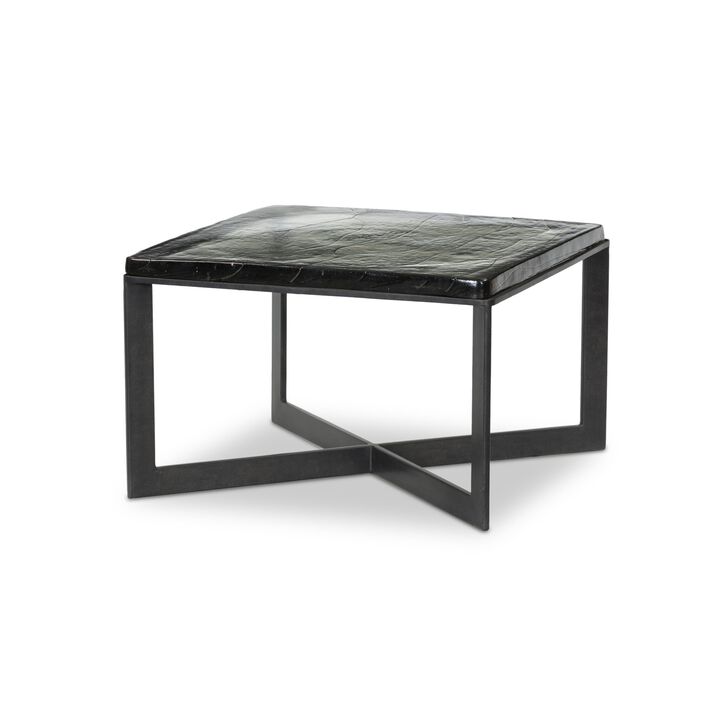 Lennie Clear Cast Glass Bunch Table