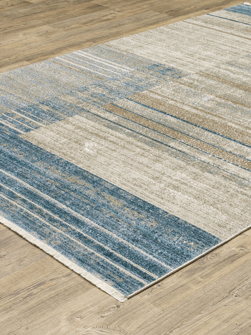 Bauer 5'3" x 7'6" Blue Rug image number 2
