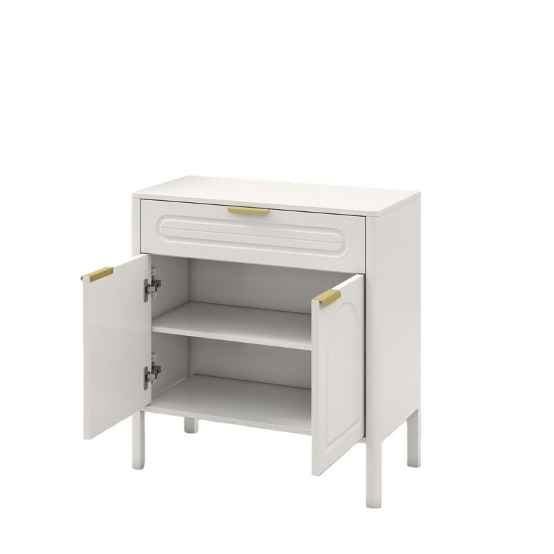 Hirtlu Arched Accent Storage Cabinet image number 7