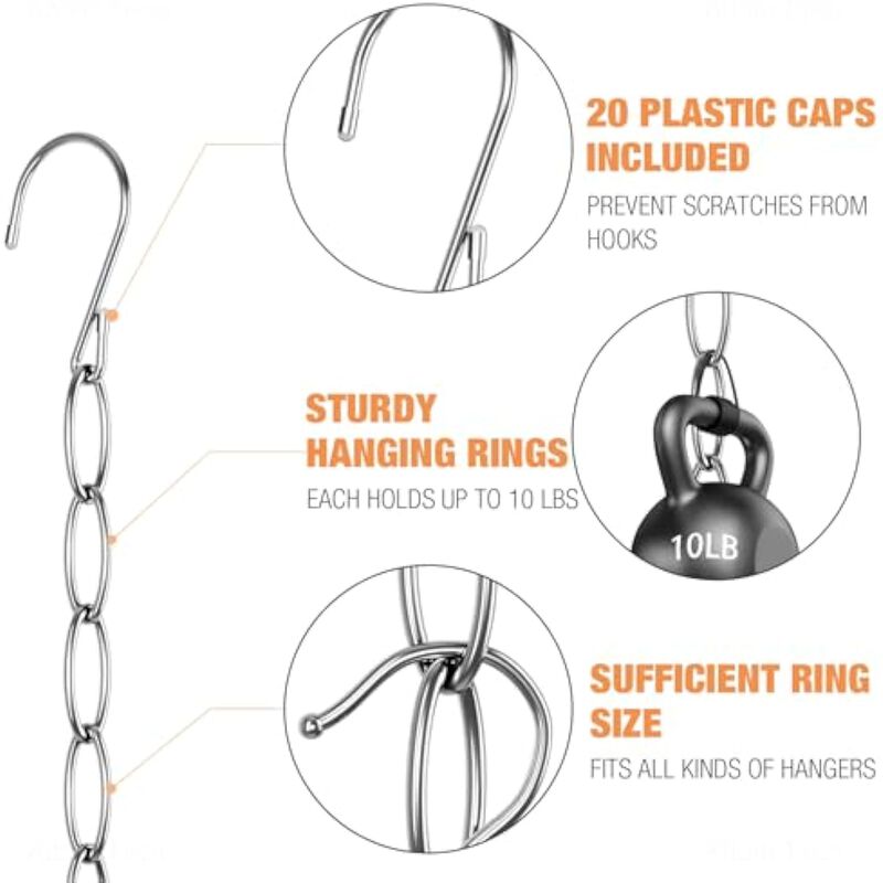 4-Pack Stainless Steel Pants Hangers | Non-Slip Clothes Hanger for Closet Storage image number 2