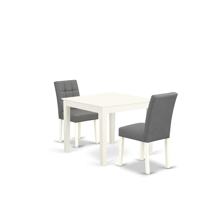 3 Piece Dinner Table Set consists A Dining Kitchen Table