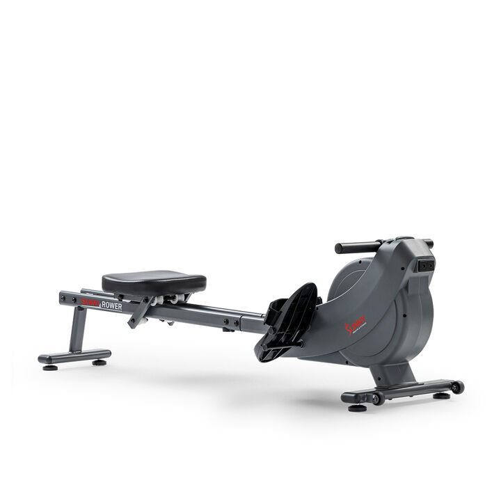 Sunny Health & Fitness Smart Quiet Dual Rail Magnetic Rower with 16 Resistance Levels & Performance Tracking by SunnyFit App