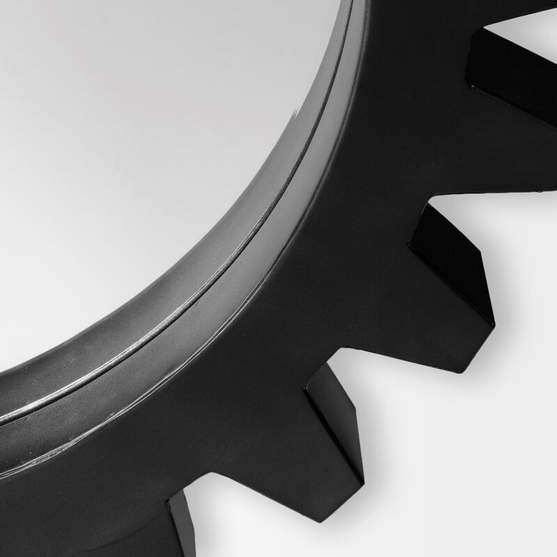 Cog Wall Mirror - Alloy