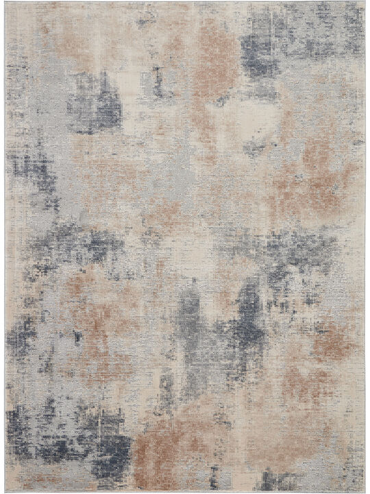 Rustic Textures RUS02 Beige/Gray 9'3" x 12'9" Rug