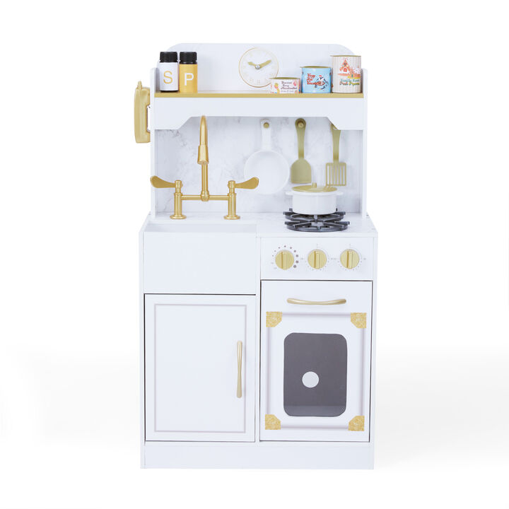 Teamson Kids - Versailles Petite Classic Play Kitchen - White