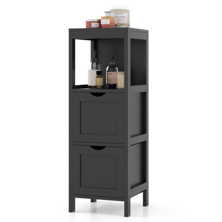 Hivvago Freestanding Storage Cabinet with 2 Removable Drawers for Bathroom