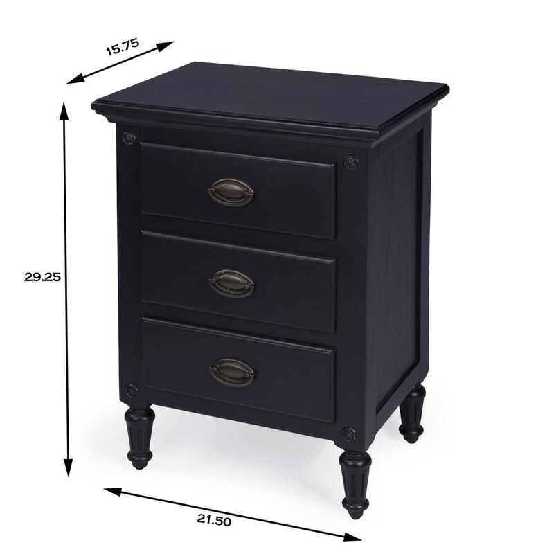 Butler Specialty Easterbrook Nightstand, Black