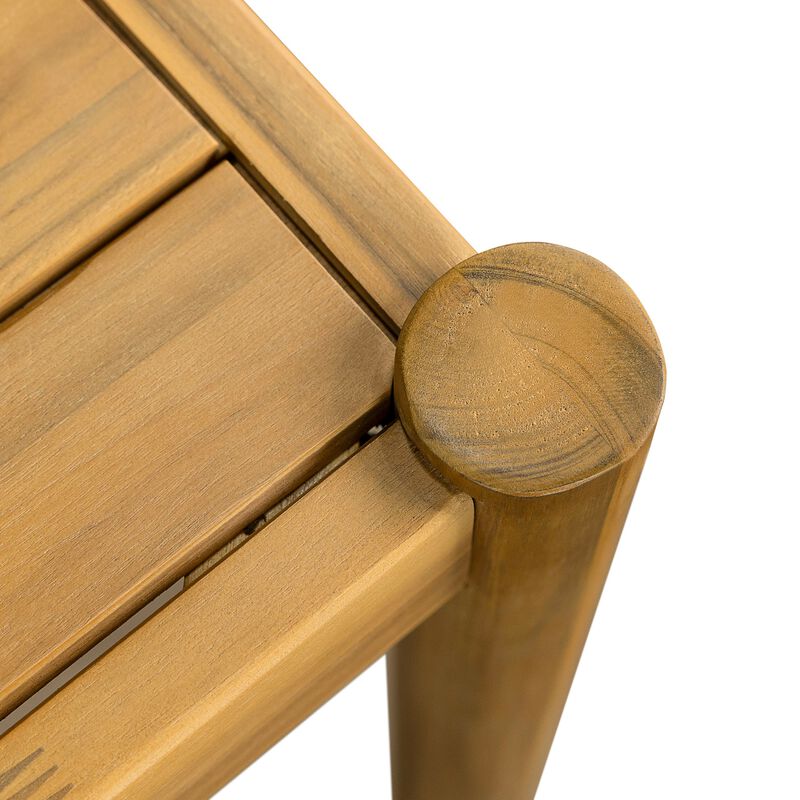 Kekges Outdoor Acacia Wood Dining Set image number 6