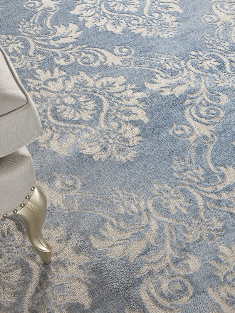 Elation ETN03 Ivory/Blue 9' x 12' Rug