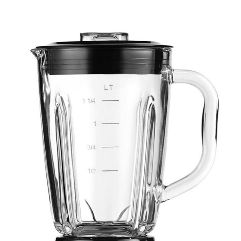 Brentwood 12 Speed Blender with Glass Jar in Black image number 3