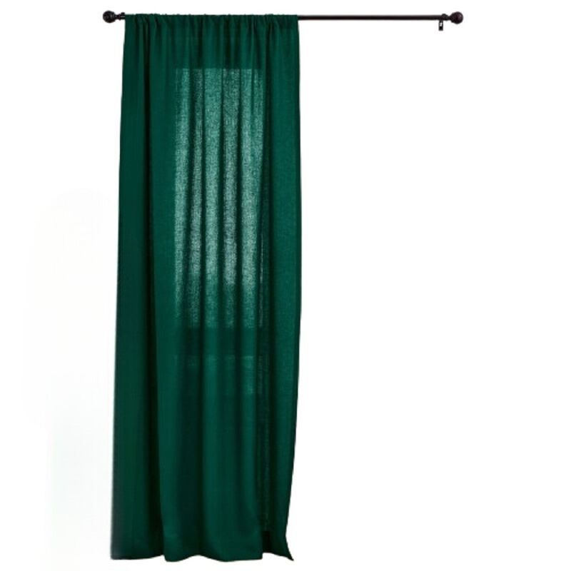 Solino Home 100% Pure Linen Curtain - Linen Curtain