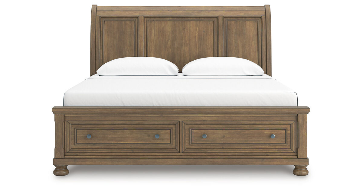 Vandenmore King Storage Sleigh Bed