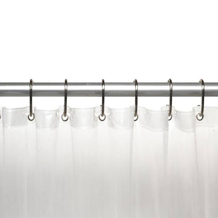 American crafts Home Decorative 4 Gauge "Premium" Vinyl Shower Curtain Liner With Metal Grommets And Magnets