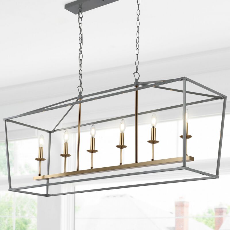 PagodaBulb Lantern Metal LED Pendant