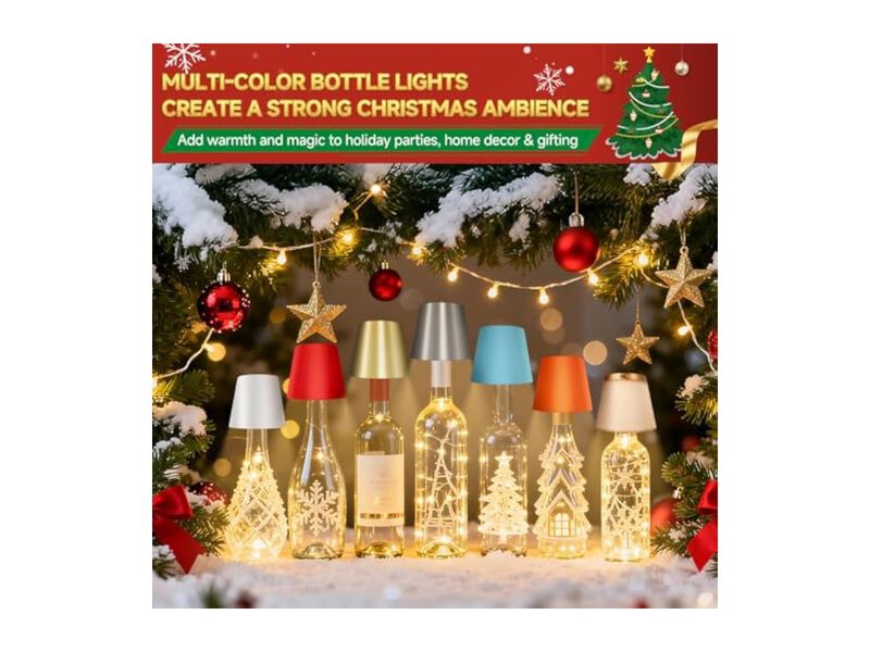 Rechargeable Cordless Dimmable Bottle Lamp For Home Bar Dining Room Restaurant image number 3