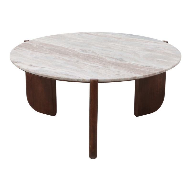 Wood & Marble Coffee Table image number 4