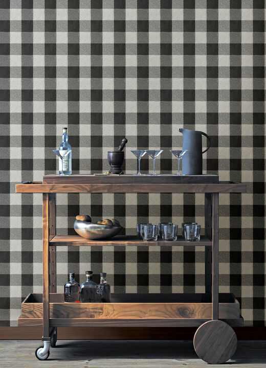 Lumberjack Black Wallpaper
