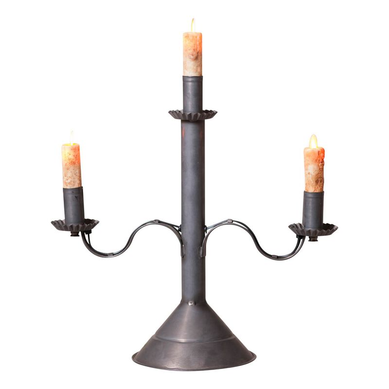 Irvins Country Tinware Manor House Accent Light In Kettle Black image number 0