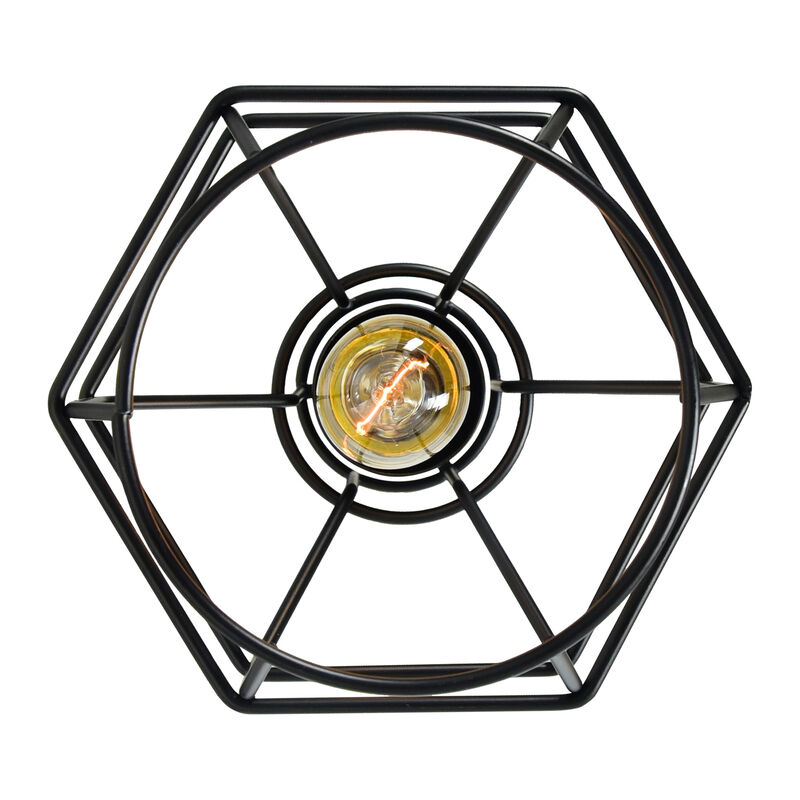 Secure 1 Light Down Mini Pendant With Black Finish