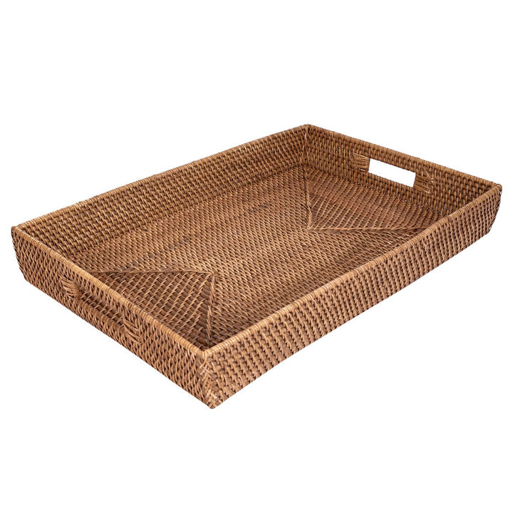 Saboga Home&trade; Rectangular Tray With Cutout Handles