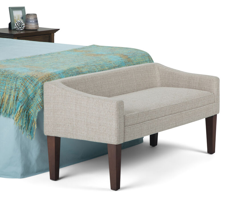 Simpli Home Parris Upholstered Bench image number 3