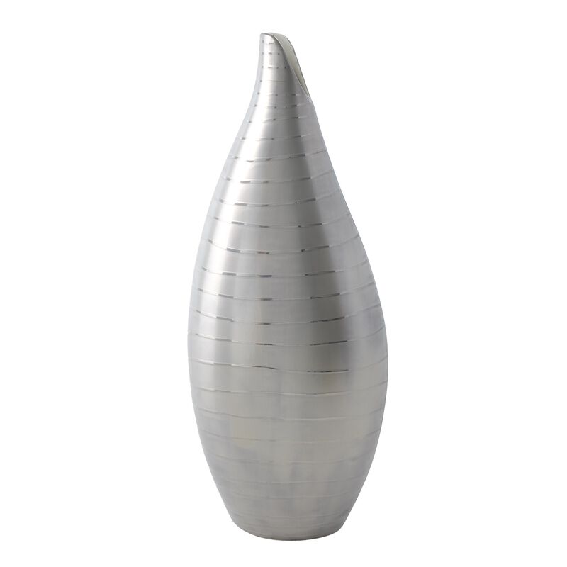 Platinum Stripe Vase