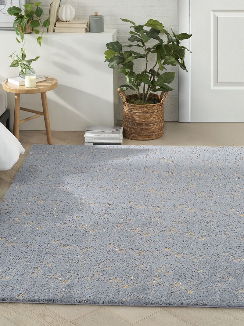 Cozy Shimmer CSH01 Slate/Gold 7'9" x 9'9" Rug